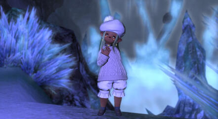 It was cold here~