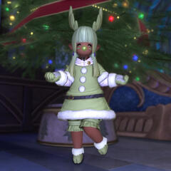 I'm a green reindeer!